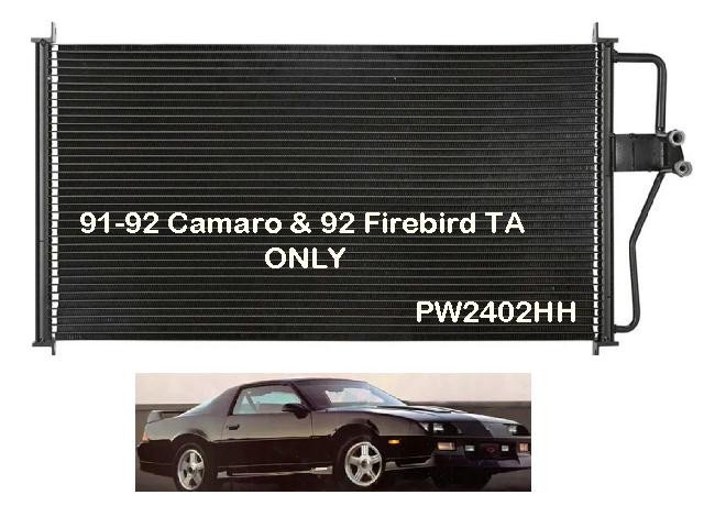 Condensor: 91-92 Camaro Firebird TA **